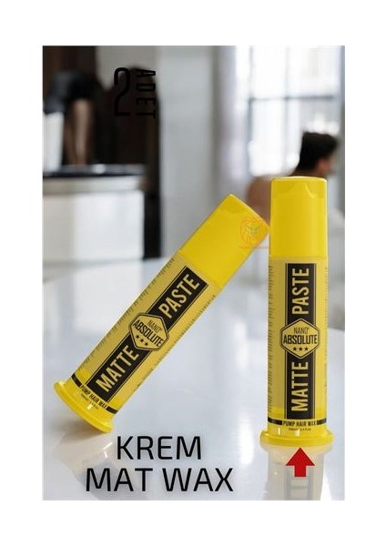 Turk Tüplü Mat Wax Matte Paste Wax Absolute Professional