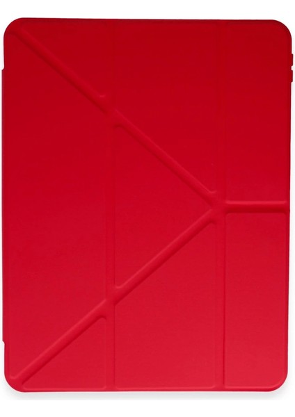 Buğz Xiaomi Pad 6 Kılıf Kalemlikli Mars Tablet Kılıfı - Kırmızı