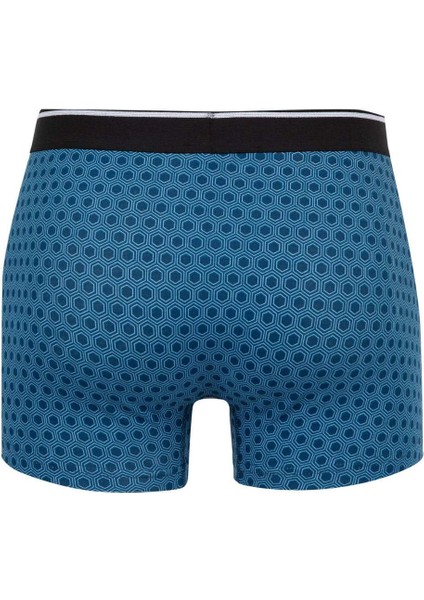 Regular Fit Baskılı 3'lü Boxer