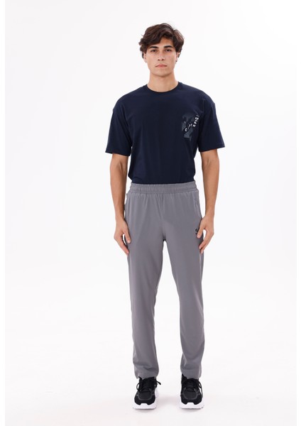 Esnek B Strech Kumaşlı Lastikli Bel Yan Cepli Fermuarlı Arka Cepli Düz Paça Rahat Kalıp Eşofman Altı