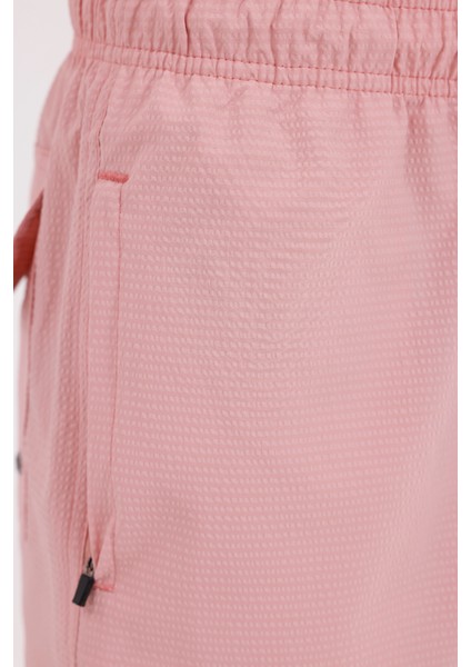 Pıtırcık Dokulu Hızlı Kuruyan Esnek Bel Kordonlu Fermuarlı Cepli Yan Yırtmaçlı Rahat Kalıp Şort indirimleri