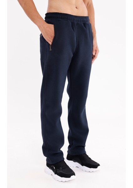 Yanları Fermuarlı Cepli Esnek Bel Lastikli Düz Paça Rahat Kalıp Eşofman Altı fırsatları