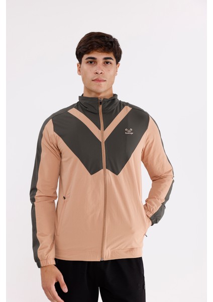 Renk Bloklu, Hafif Yapılı, Fermuarlı Rahat Kalıp Spor Üst indirimleri