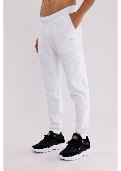 Petek Desenli Elastik Bel Yan Cepli Daralan Paça Spor Eşofman Altı fiyatları