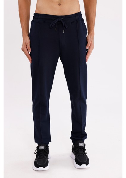 Ön Dikiş Detaylı Ayarlanabilir Kordonlu Esnek Bel Cepli Mevsimlik Konforlu Kesim Erkek Spor Eşofman Altı