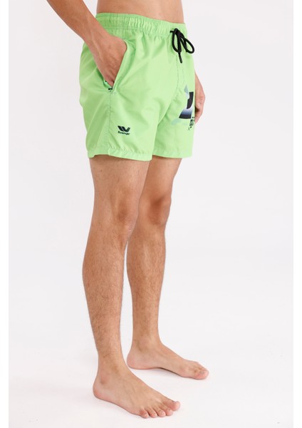 Dijital Desen Detaylı Fermuarlı Yan Cepli Ayarlanabilir Kordonlu Elastik Bel Hızlı Kuruyan Ağ Astar Destekli Kısa Paça Deniz Şortu fırsatları