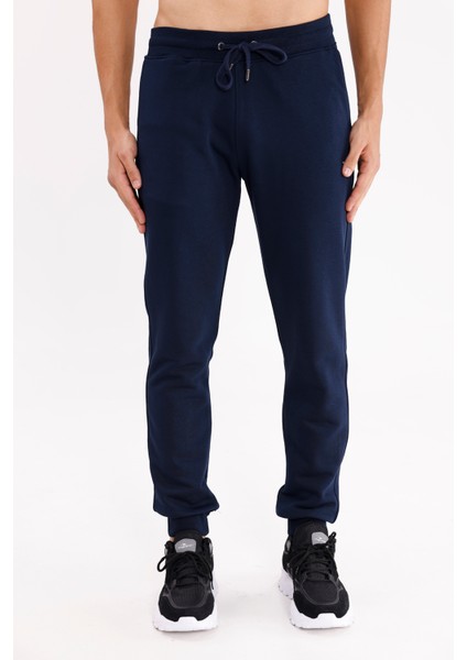 Lastik Belli Bağcıklı Yan Cepli Tek Arka Filet Cepli Dar Paça Süper Koton Rahat Kalıp Eşofman Altı