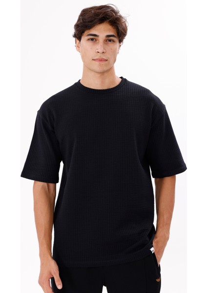 Bisiklet Yaka Yumuşak Dokulu Pamuklu Rahat Kalıp Sade Düz Tişört indirimleri