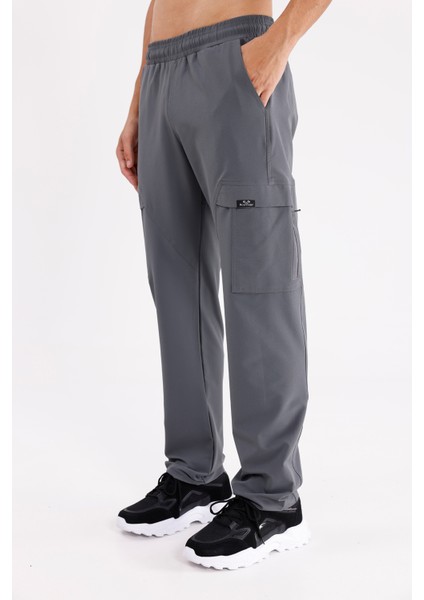 Lastik Belli Rahat Kalıp Kapaklı Kargo Cepli Düz Paça Spor Eşofman Altı fiyatları