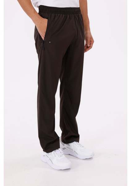 Esnek Streç Yapılı Fermuarlı Cepli Ayarlanabilir Kordonlu Lastik Bel Düz Paça Eşofman Altı indirimleri