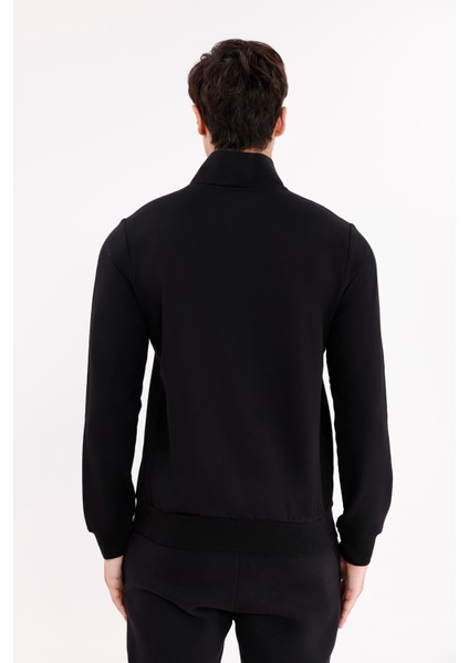 Üç Cepli Yaka Detaylı Fermuarlı Rahat Kesim Ribana Manşetli Mevsimlik Sweatshirt modelleri