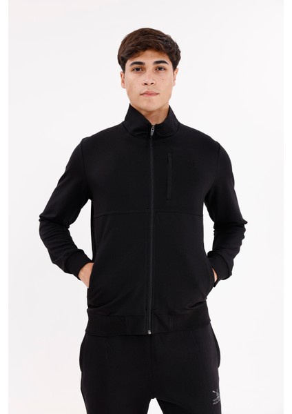 Üç Cepli Yaka Detaylı Fermuarlı Rahat Kesim Ribana Manşetli Mevsimlik Sweatshirt indirimleri