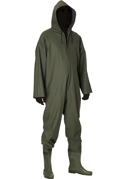 Arısan Kapşonlu Çizmeli Boy Tulum