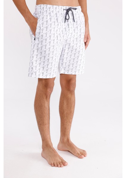 Dijital Desen Palermo Baskılı Hızlı Kuruyan Iç File Astar Yan Cepli Elastik Bel Ayarlanabilir Kordon Deniz Şortu fırsatları