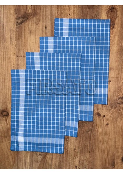 Grida Kareli 4'lü Mutfak Havlusu | Kurulama Bezi Oeko-Tex Sertifikalı