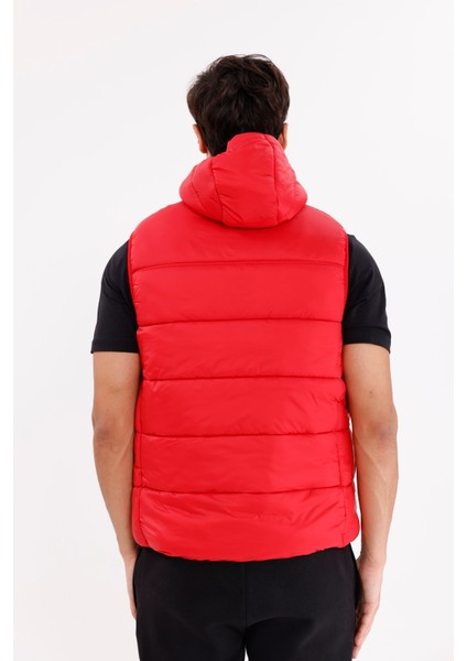 Tam Fermuarlı Ayarlanabilir Kapüşonlu Çok Cepli Rahat Kalıp Mevsimlik Şehir Stili Yelek modelleri