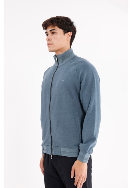 Polo Yaka Rahat Kalıp Selanik Yapıda Mevsimlik Spor Görünümlü Sweatshirt fiyatları