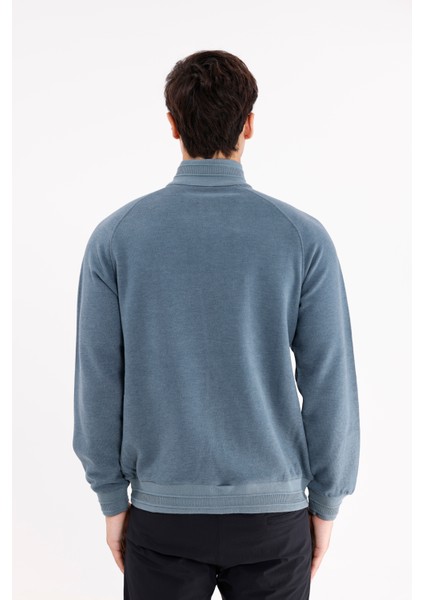 Polo Yaka Rahat Kalıp Selanik Yapıda Mevsimlik Spor Görünümlü Sweatshirt modelleri