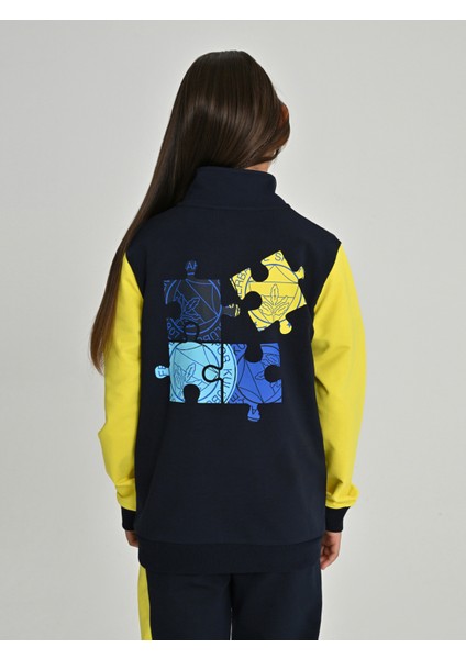 Çocuk Trıbun Yapboz Detaylı Sweat indirimleri