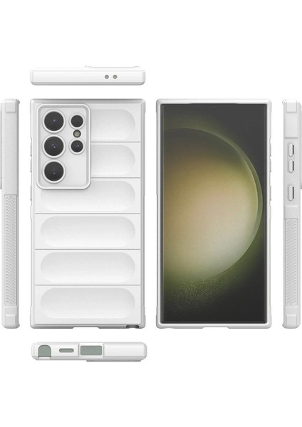 Buğz Newface Samsung Galaxy S24 Ultra Kılıf Optimum Silikon - Krem fiyatları