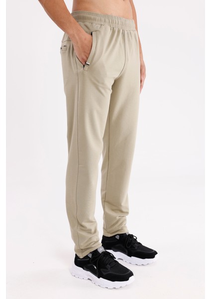 Esnek Bel Lastikli Yan Cepli Düz Paça Mevsimlik Eşofman Altı fırsatları