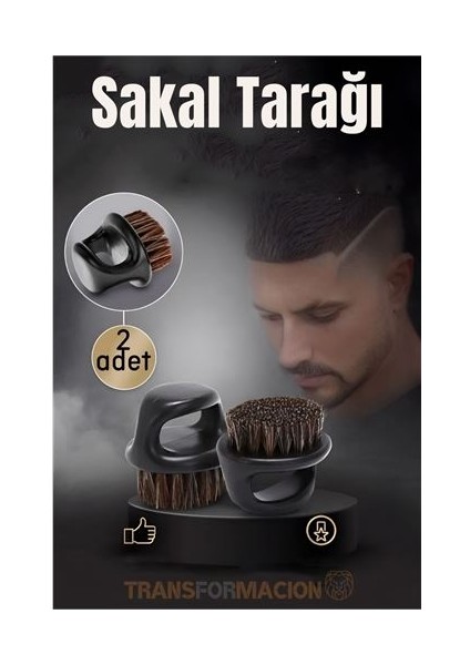 Turk At Kılı Sakal Tarağı 2 Adet