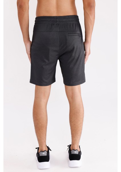 Merserize Dokulu Bel Lastikli Yan Cepli Arka Tek Cepli Diz Hizasına Yakın Rahat Kalıp Spor Şort modelleri