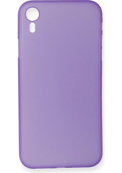 Buğz Iphone Xr Kılıf Pp Ultra Ince Kapak - Mor
