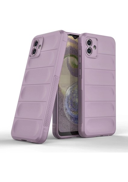 Buğz Samsung Galaxy A04E Kılıf Optimum Silikon - Mor fiyatları