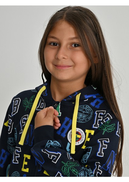 Çocuk Trıbun Fenerbahçe Pattern Sweat modelleri