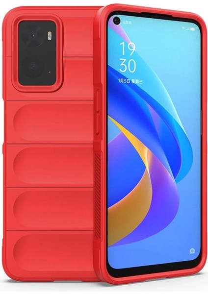 Buğz Realme 9i 4g Kılıf Optimum Silikon - Kırmızı