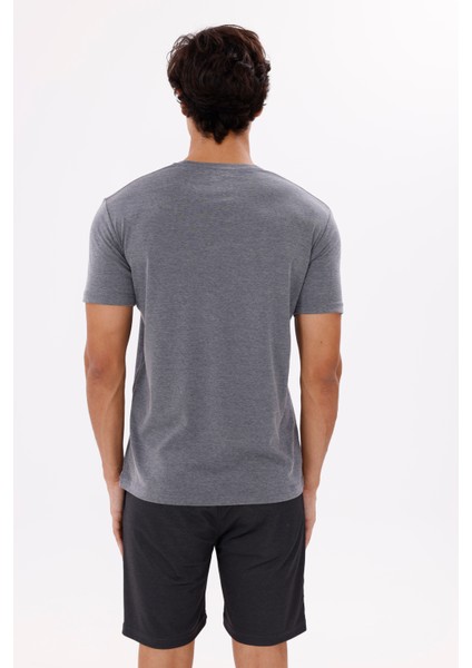 Merserize Pamuk Bisiklet Yaka Kısa Kollu Rahat Kalıp Tişört modelleri