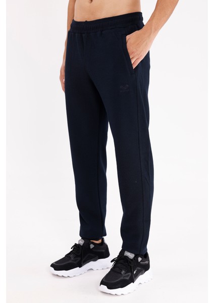 Pıtırcık Yüzeyli Elastik Belli Rahat Kesim Yan Cepli Düz Paça Spor Eşofman Altı fiyatları