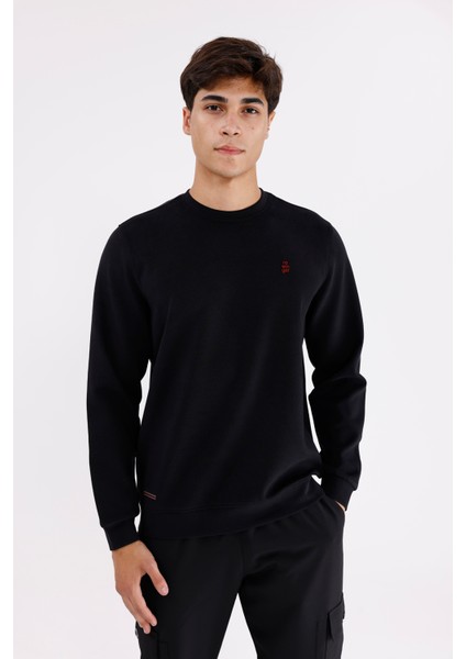 Modal Karışımlı Yumuşak Dokulu Rahat Kalıp Esnek Kullanım Sunan Sweatshirt indirimleri