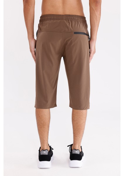 Esnek B Streç Kumaşlı Fermuarlı Cepli Elastik Bel Diz Altı Boy Rahat Kalıp Kapri modelleri