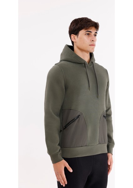 Rahat Kalıp Yumuşak Iç Yüzeyli Kordonlu Kapüşonlu Sweatshirt fırsatları