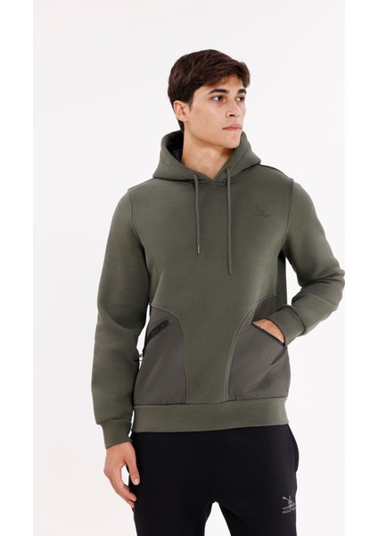 Rahat Kalıp Yumuşak Iç Yüzeyli Kordonlu Kapüşonlu Sweatshirt indirimleri