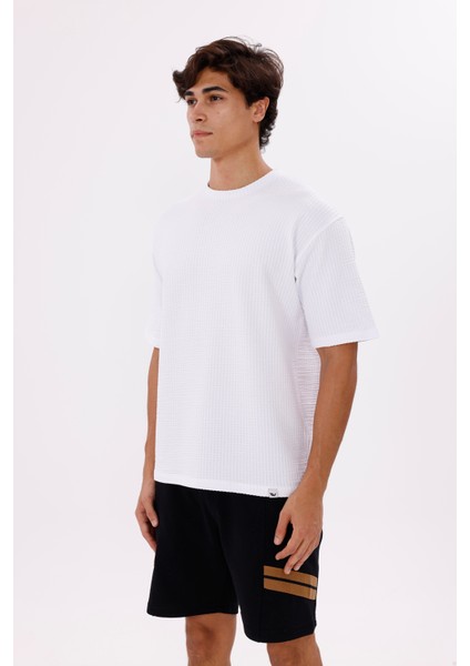 Bisiklet Yaka Yumuşak Dokulu Pamuklu Rahat Kalıp Sade Düz Tişört fiyatları