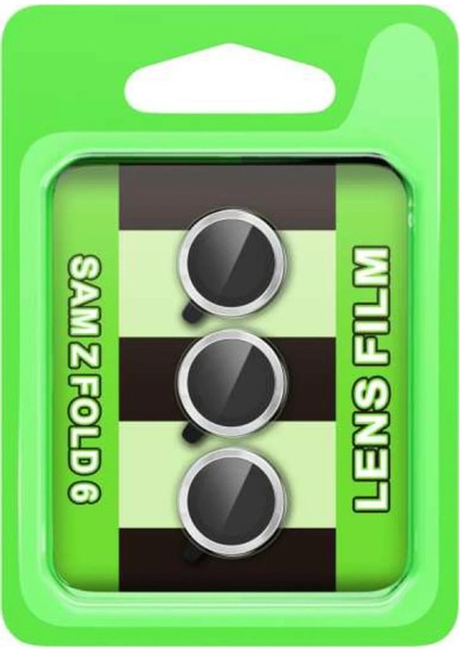 Samsung Galaxy Z Fold 6 Raze Metal Kamera Lens - GÜMÜŞ-(5796)