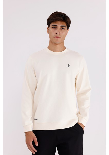 Modal Karışımlı Yumuşak Dokulu Rahat Kalıp Esnek Kullanım Sunan Sweatshirt indirimleri