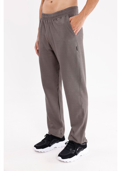 Petek Dokulu Yüzeyli Rahat Kalıp Ayarlanabilir Kordonlu Yan Cepli Lastik Paça Spor Eşofman Altı fiyatları