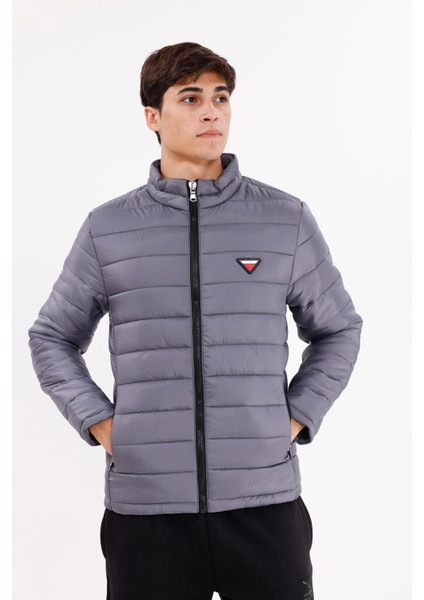 Yüksek Yaka Kapitone Kanallı Tam Fermuarlı Çift Cepli Hafif Isı Yalıtımlı Şişme Mont indirimleri