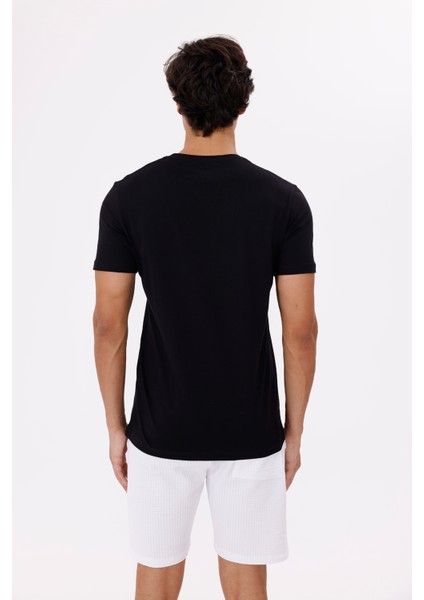 Bisiklet Yaka Rahat Kesim Yumuşak Dokulu Ön Baskılı Kısa Kollu Tişört modelleri