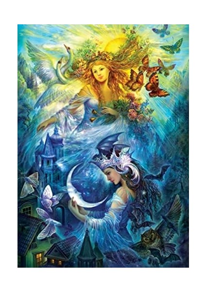 Gündüz ve Gece Prensesleri 1000 Parça Puzzle fiyatları