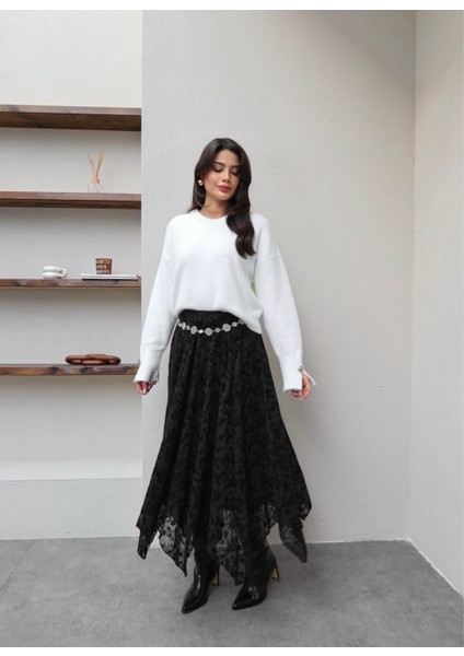 Tül Asimetrik Etek fiyatları