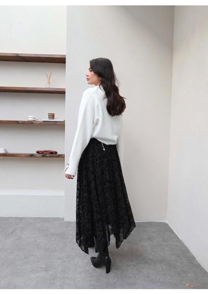 Tül Asimetrik Etek modelleri