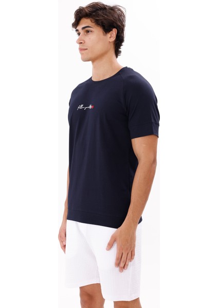 Bisiklet Yaka Göğüs Yazı Baskılı Rahat Kalıp Kısa Kollu Yumuşak Dokulu Tişört fiyatları