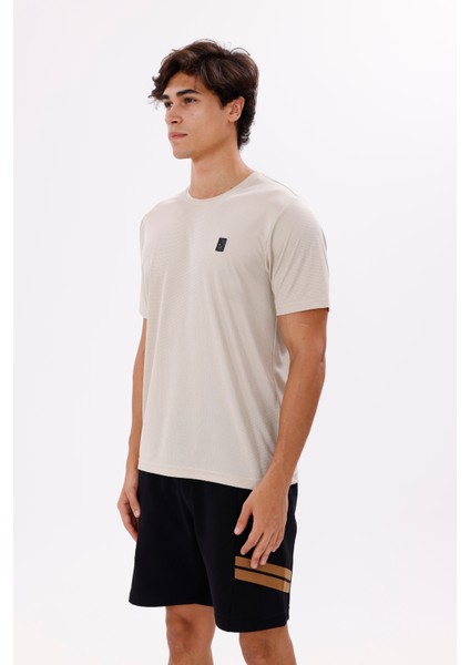 Bisiklet Yaka Esnek Jarse Dokulu Rahat Kalıp Terletmeyi Azaltan Yumuşak Tutumlu Kısa Kollu Tişört fiyatları