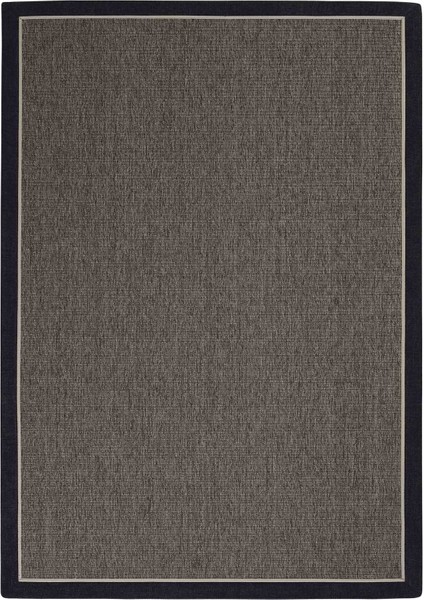 Prag Art 03 Balkon Halısı Hasır Doku Mutfak Halısı Çift Bordürlü Ithal Sisal Halı Yolluk