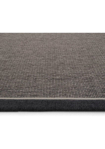 Prag Art 03 Balkon Halısı Hasır Doku Mutfak Halısı Çift Bordürlü Ithal Sisal Halı Yolluk